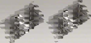 *STRIVE UC 2EB SINK W/ BSN RACK SS